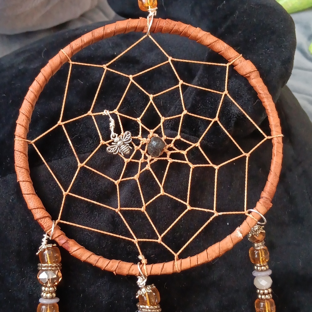 Honeybee dream catcher